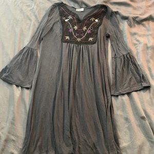 Gray hippy dress